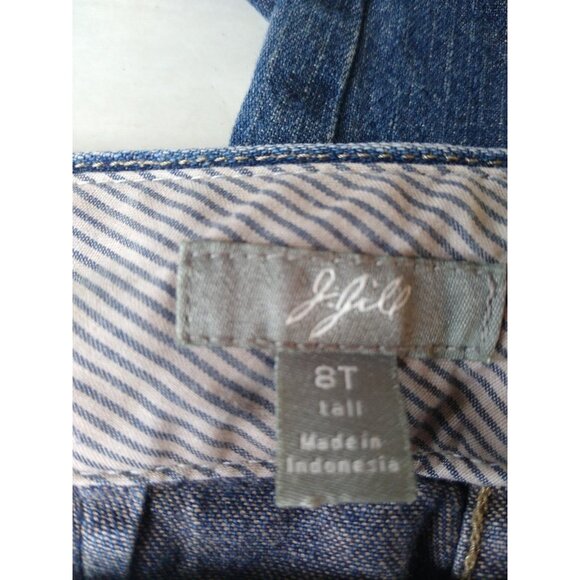 J. Jill Jeans Genuine Fit Womens Sz 8T 8 Tall Straight Leg Denim Below Waist - Picture 5 of 7